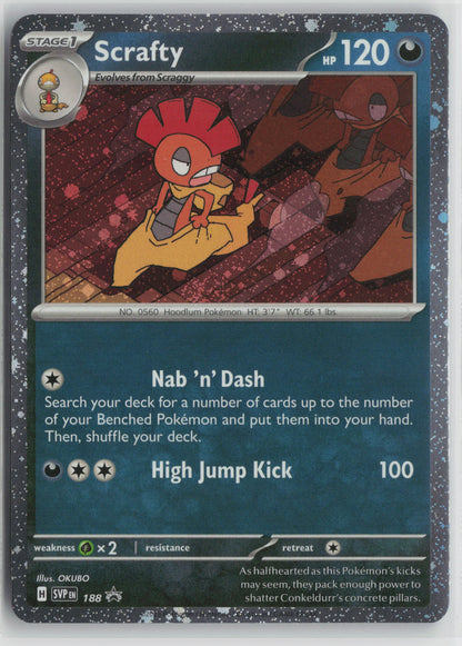 Scrafty - (Cosmos Holo) Promo Holo SVP 188 NM