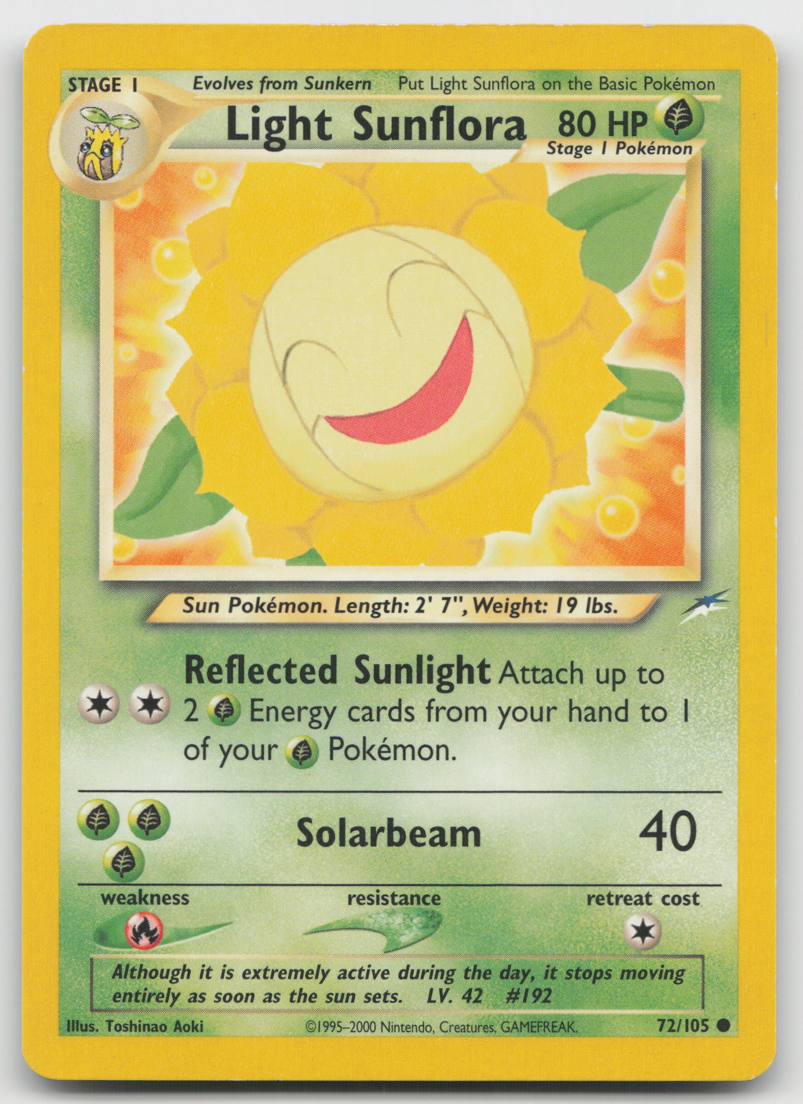 Light Sunflora Common Unlimited N4 072/105 LP
