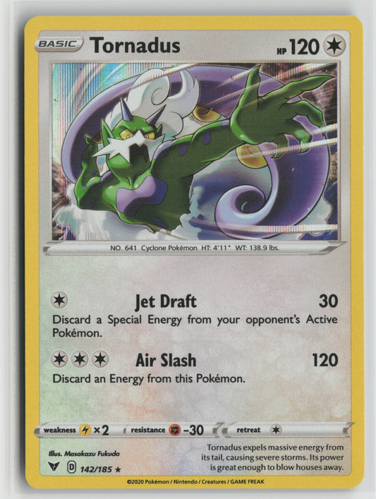Tornadus Holo Rare SWSH04 142/185 NM