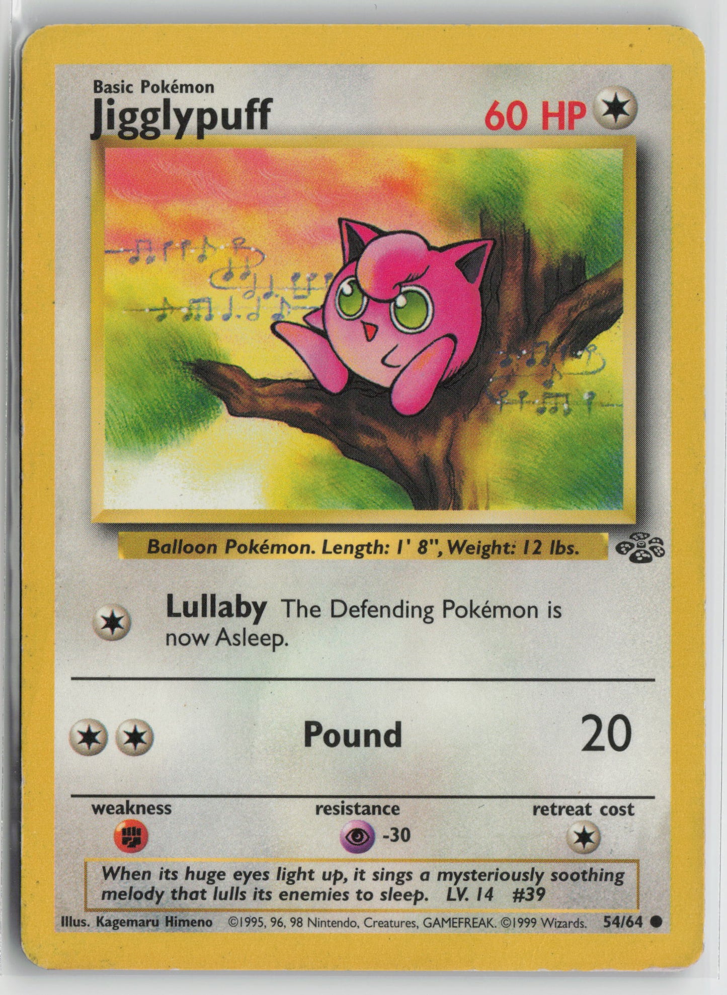 Jigglypuff Common Unlimited JU 54/64 MP