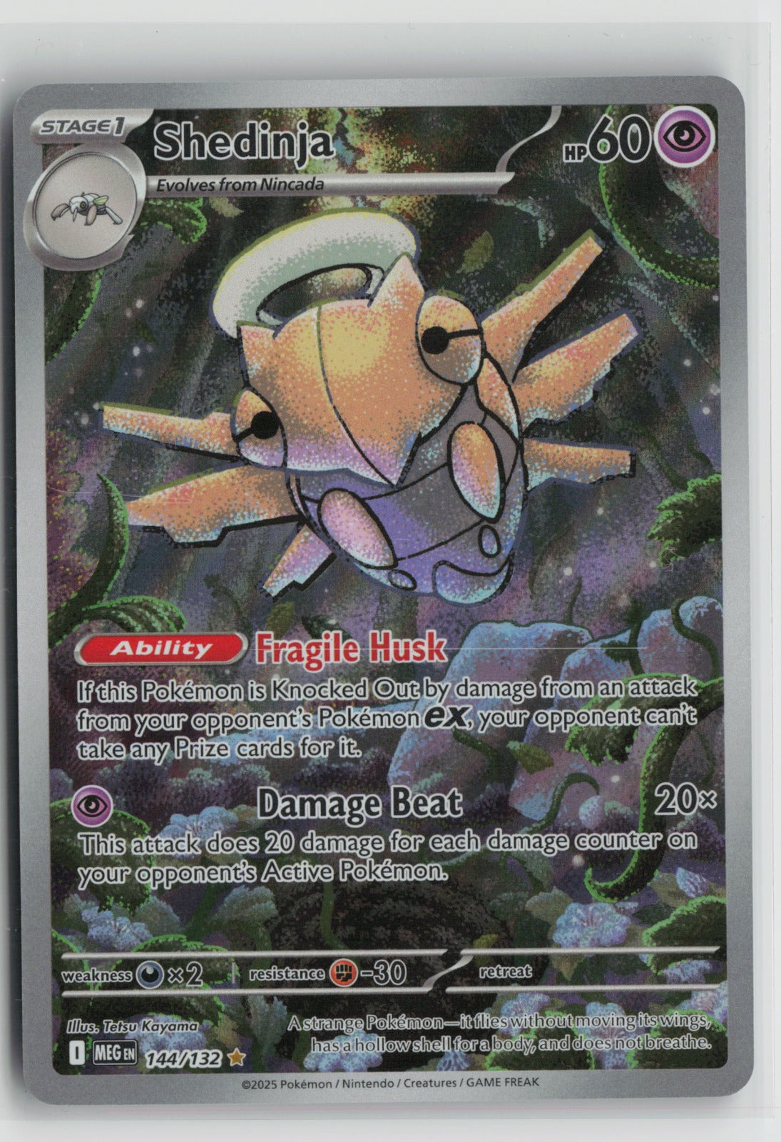 Shedinja - Illustration Rare Holo MEG 144/132 NM