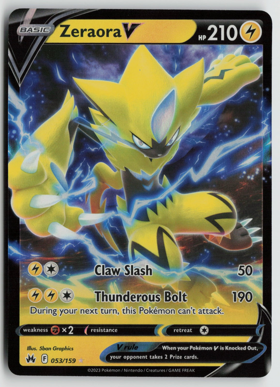 Zeraora V Promo Holo SWSD SWSH263 NM