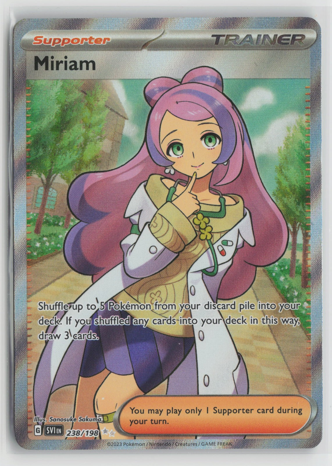 Miriam - Ultra Rare Holo SVI 238/198 NM