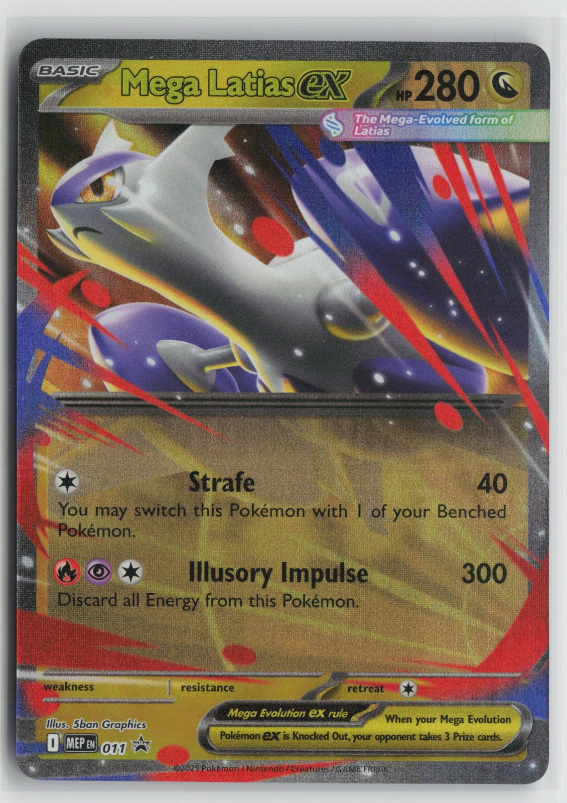 Mega Latias ex Promo Holo MEP 011 NM