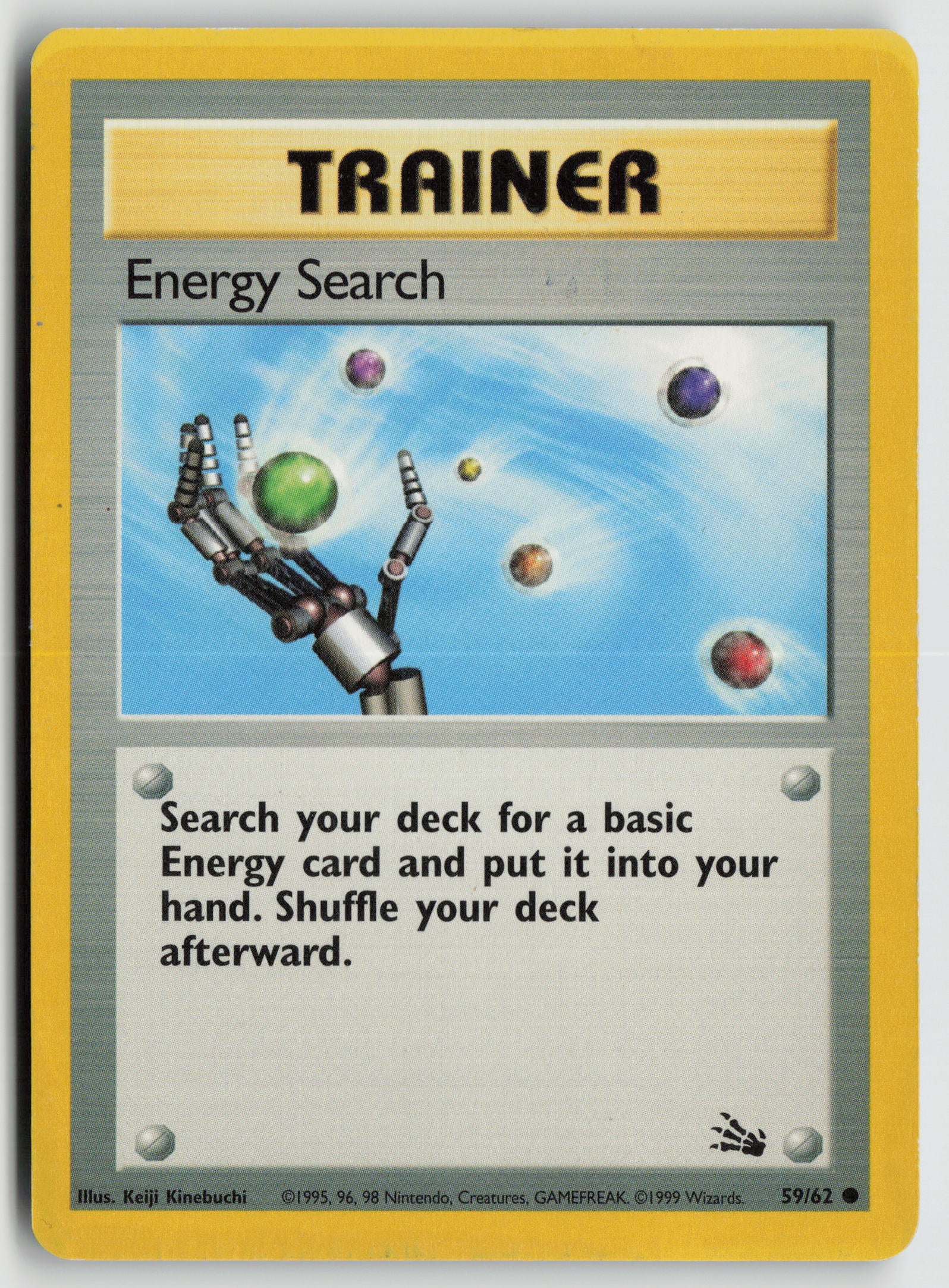 Energy Search Common Fossil 59/62 DMG