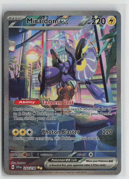 Miraidon ex Special Illustration Rare Holo SVI 244/198 NM