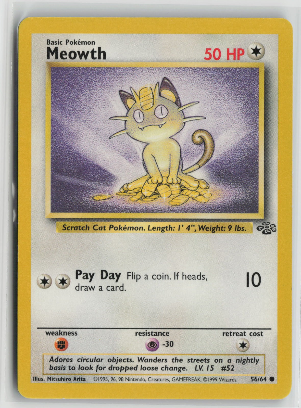 Meowth Common Unlimited JU 56/64 MP