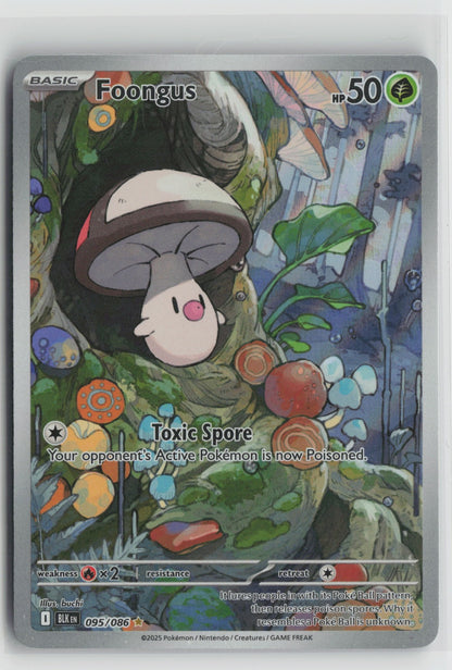 Foongus - Illustration Rare Holo BLK 095/086 NM