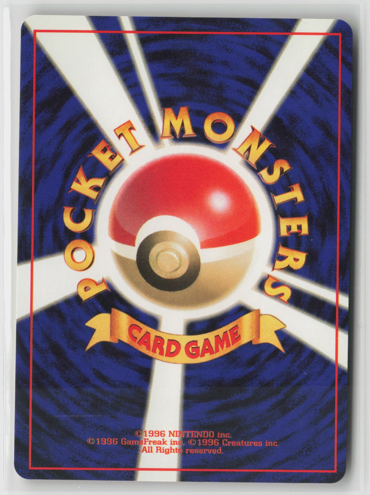 Rocket's Moltres Holo Rare NM (Back)