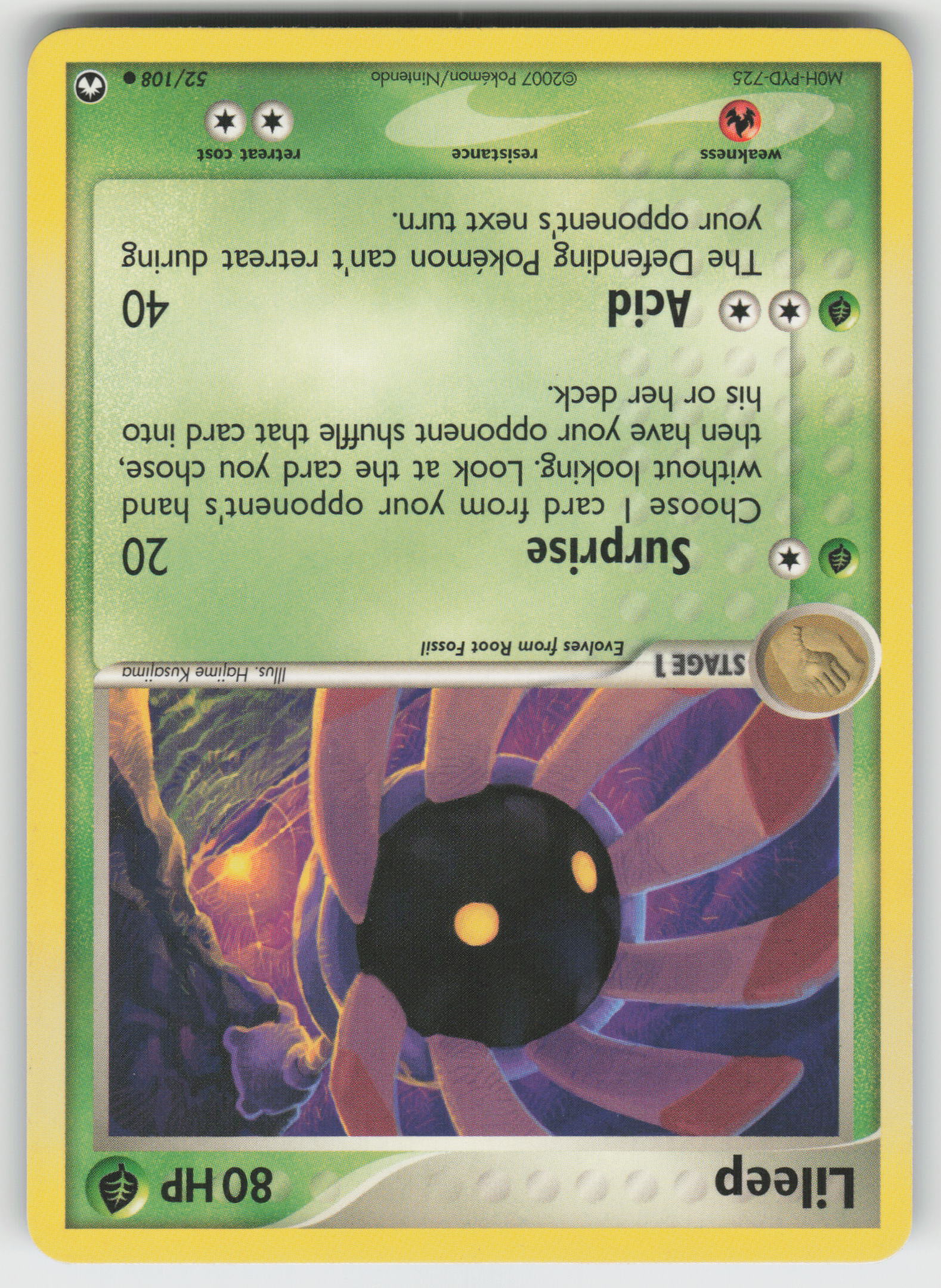 Lileep Common Power Keepers 52/108 LP