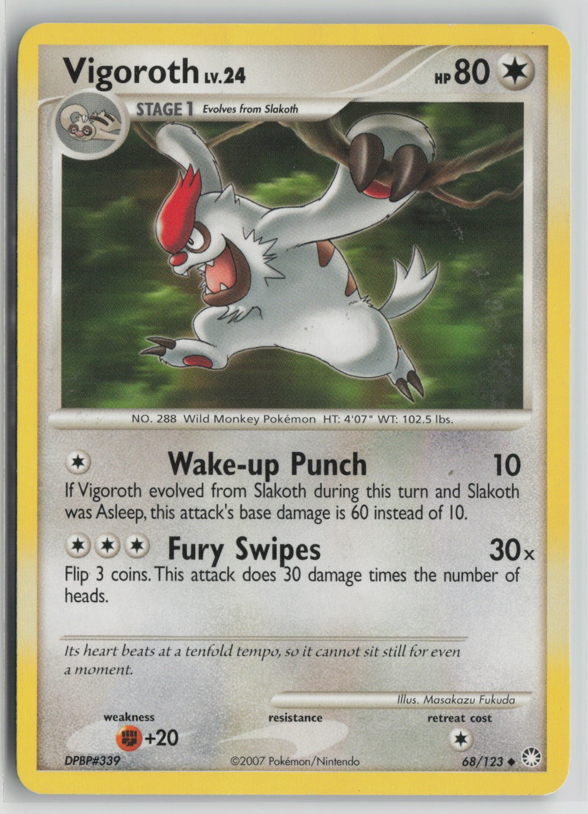 Vigoroth Uncommon MT 68/123 HP
