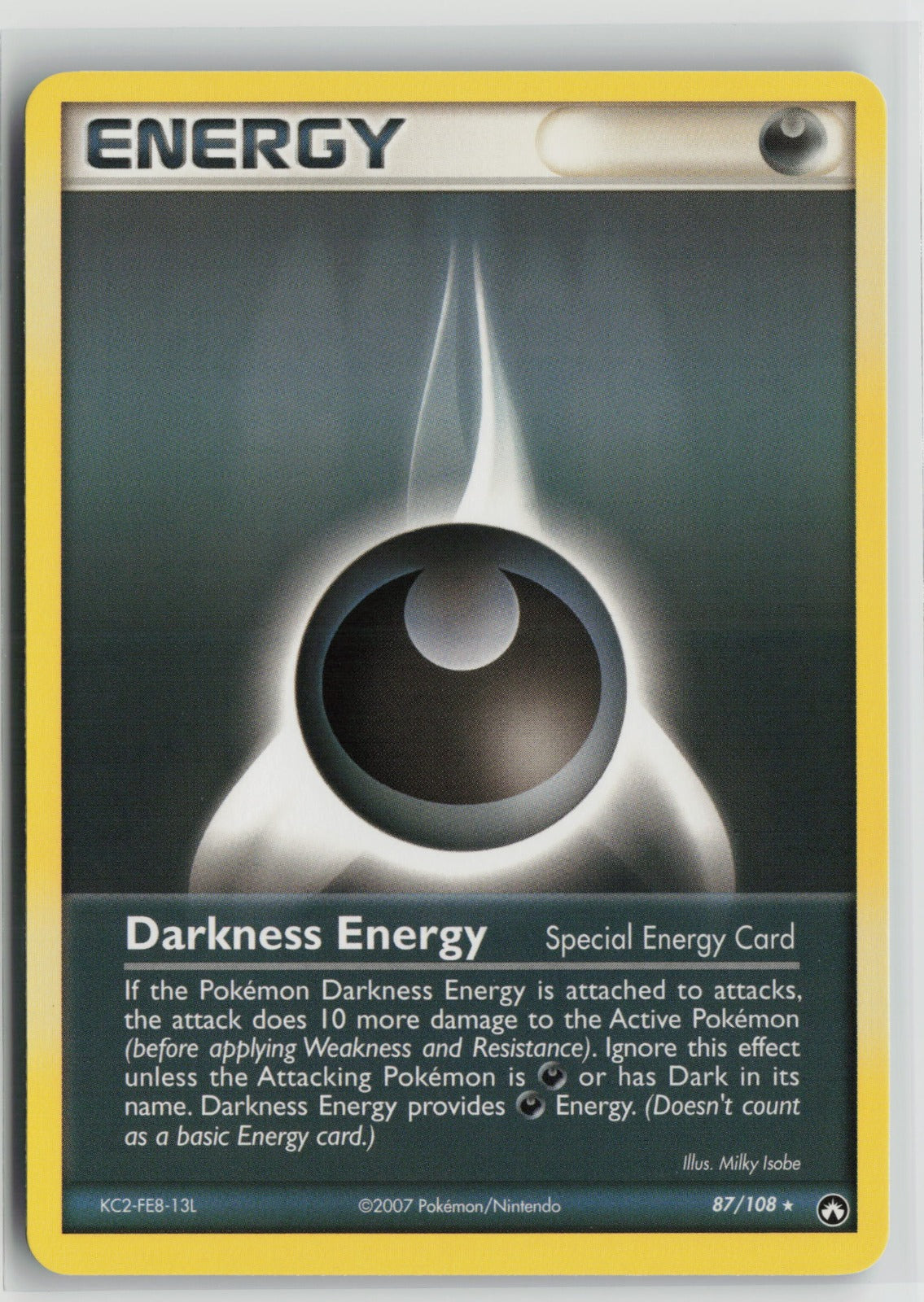 Darkness Energy Special Rare PK 87/108 NM