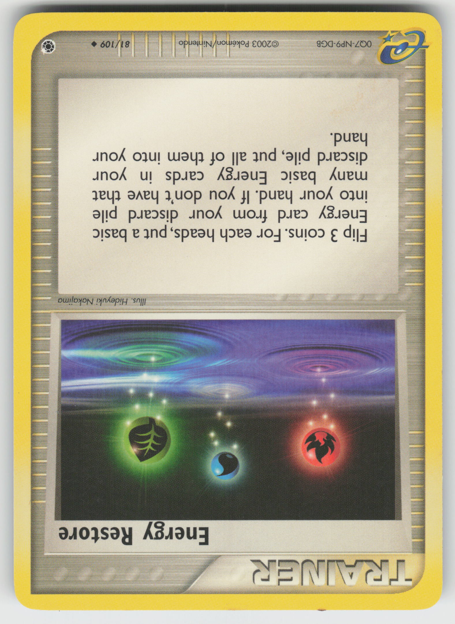 Energy Restore Uncommon Ruby and Sapphire 81/109 LP