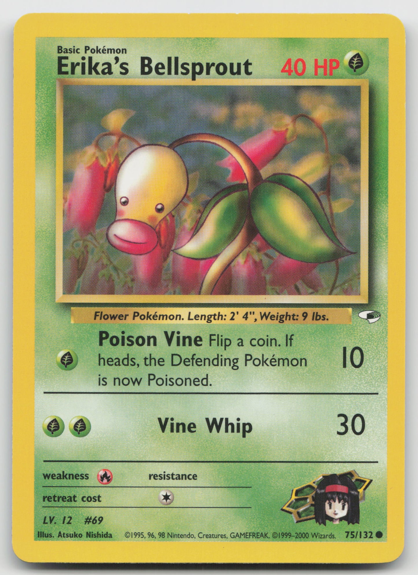 Erika's Bellsprout (75) Common Unlimited G1 075/132 LP