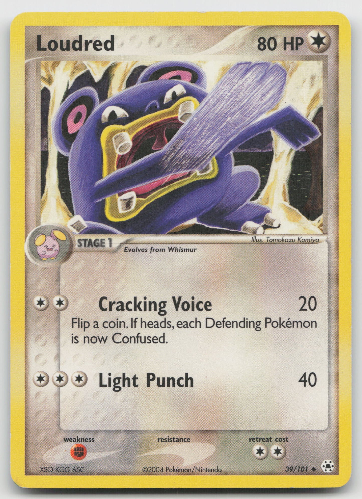 Loudred Uncommon Normal HL 39/101 LP