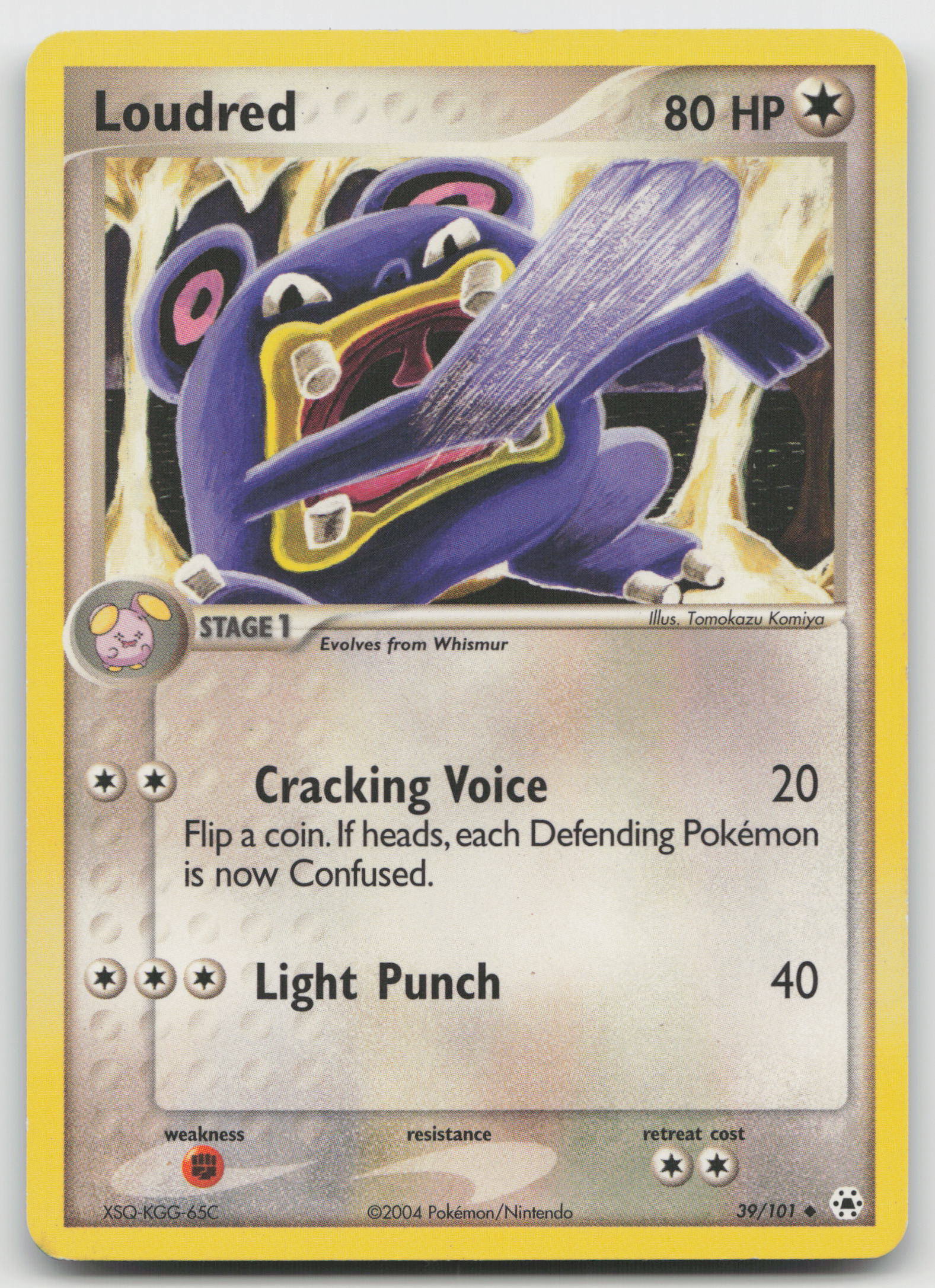 Loudred Uncommon Normal HL 39/101 LP