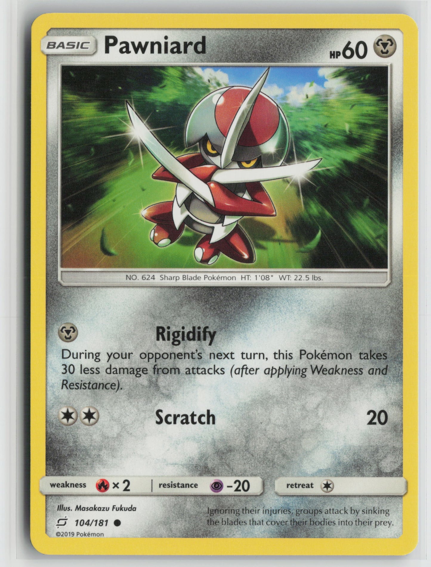 Pawniard Common SM - Team Up 104/181 NM