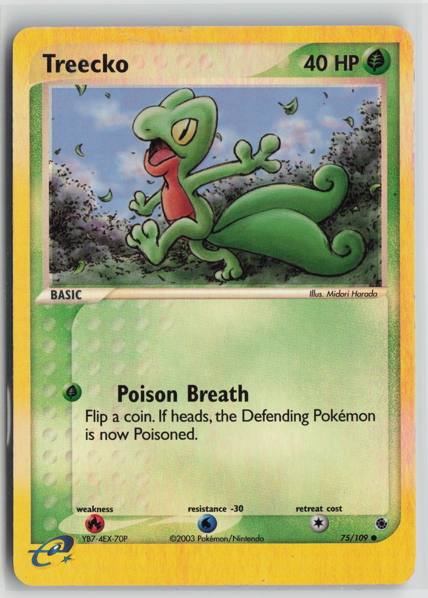 Treecko - Common Ruby and Sapphire 75/109 MP