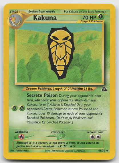 Kakuna Uncommon Neo Discovery 41/75 LP