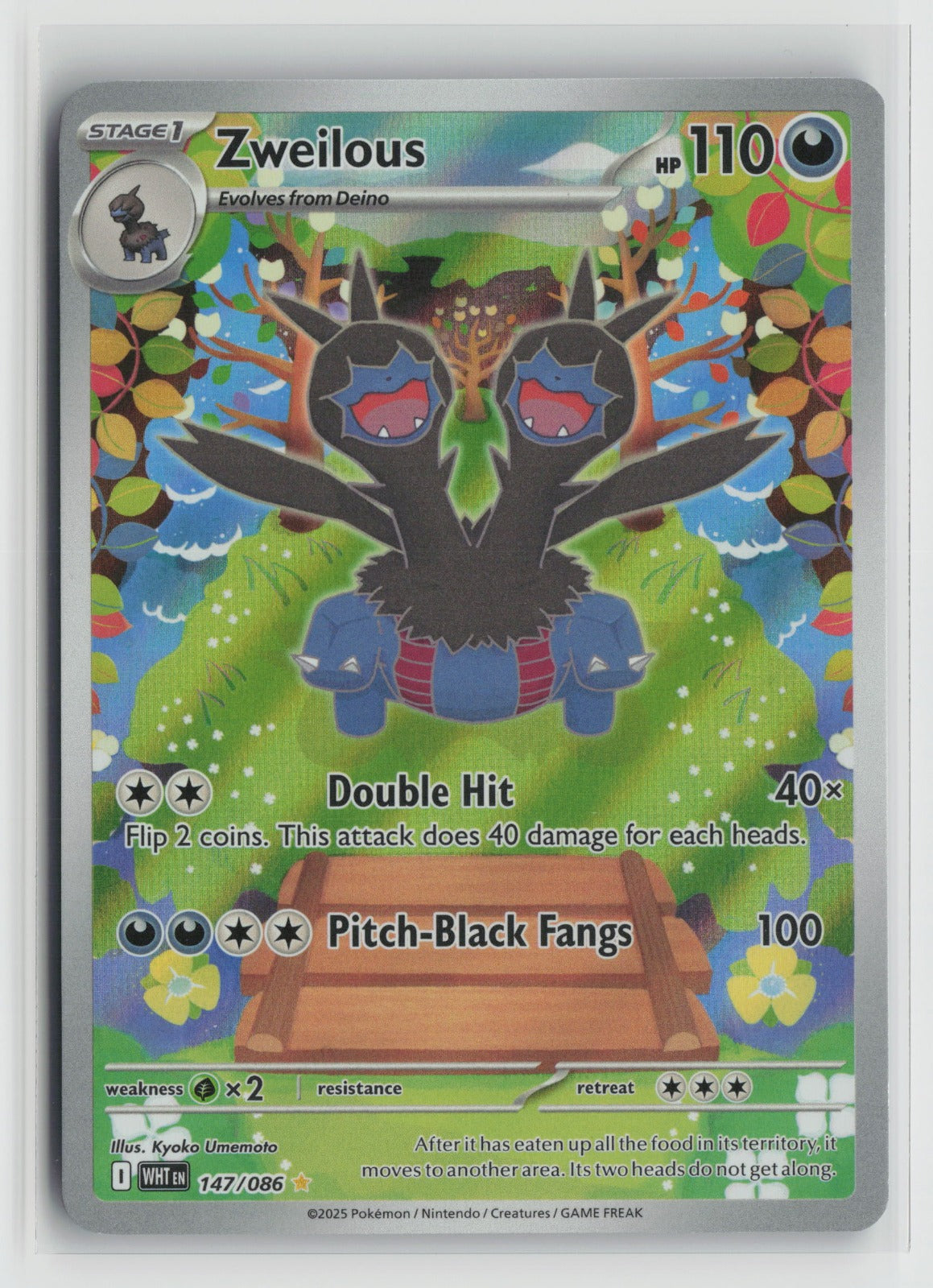 Zweilous Illustration Rare Holo WHT 147/086 NM