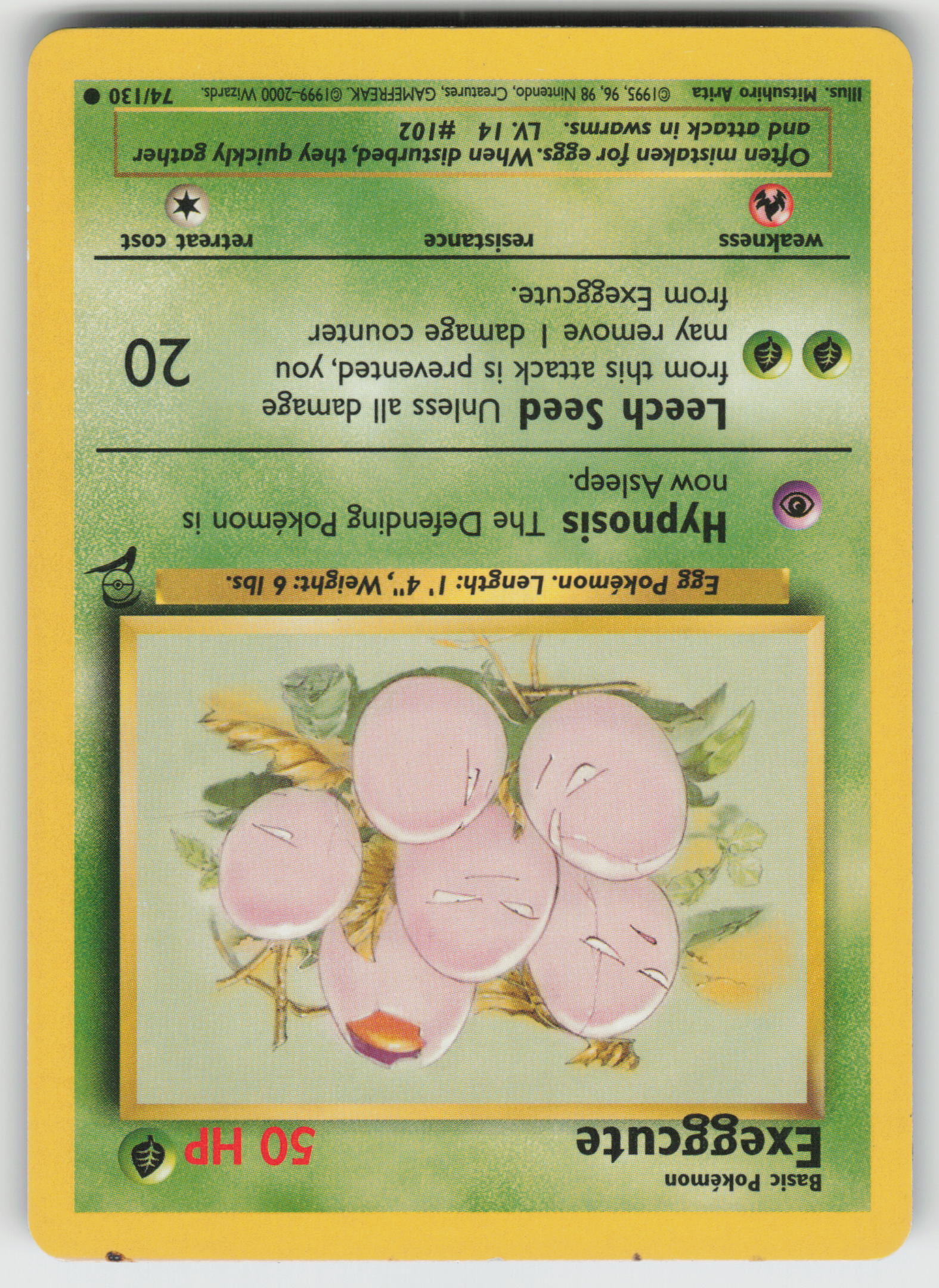 Exeggcute Common Base Set 2 074/130 LP