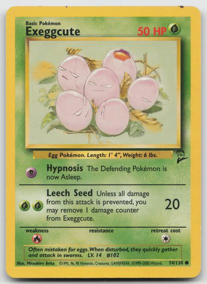 Exeggcute Common Base Set 2 074/130 LP