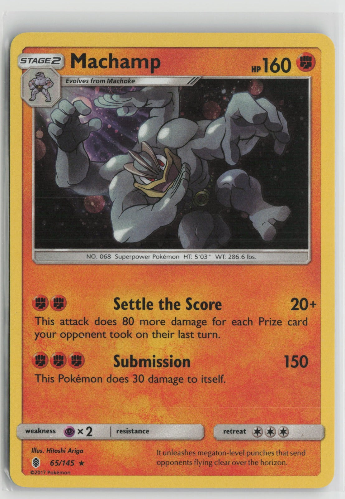 Machamp - 65/145 (Cosmos Holo) Promo Holo BLE 065/145 NM