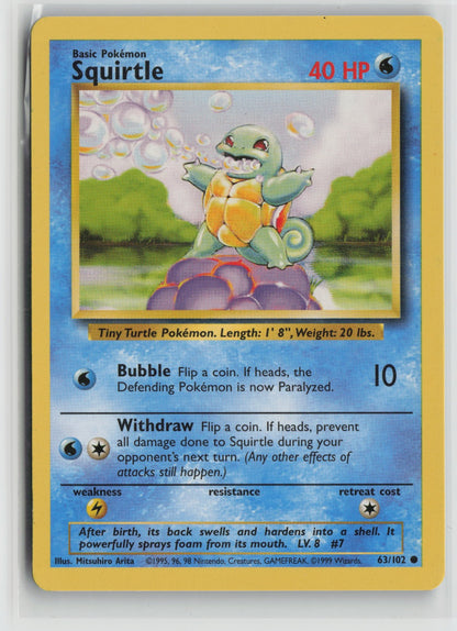 Squirtle Common BS 063/102 NM