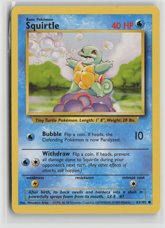 Squirtle Common BS 063/102 NM