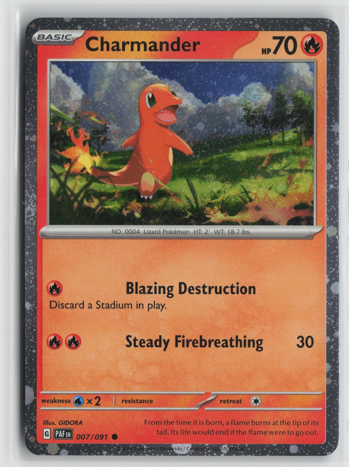 Charmander - (Cosmos Holo) Common Holo MCAP 007/091 NM