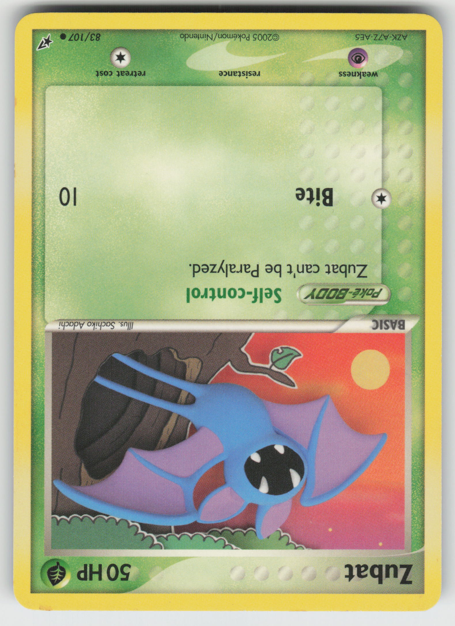 Zubat Common Deoxys 83/107 LP