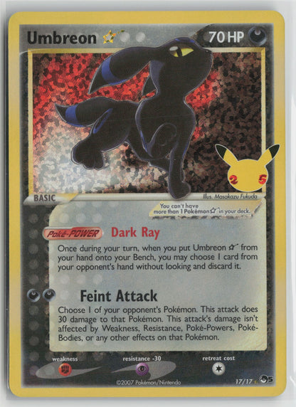 Umbreon Star Classic Collection Holo CCC 17/17 NM