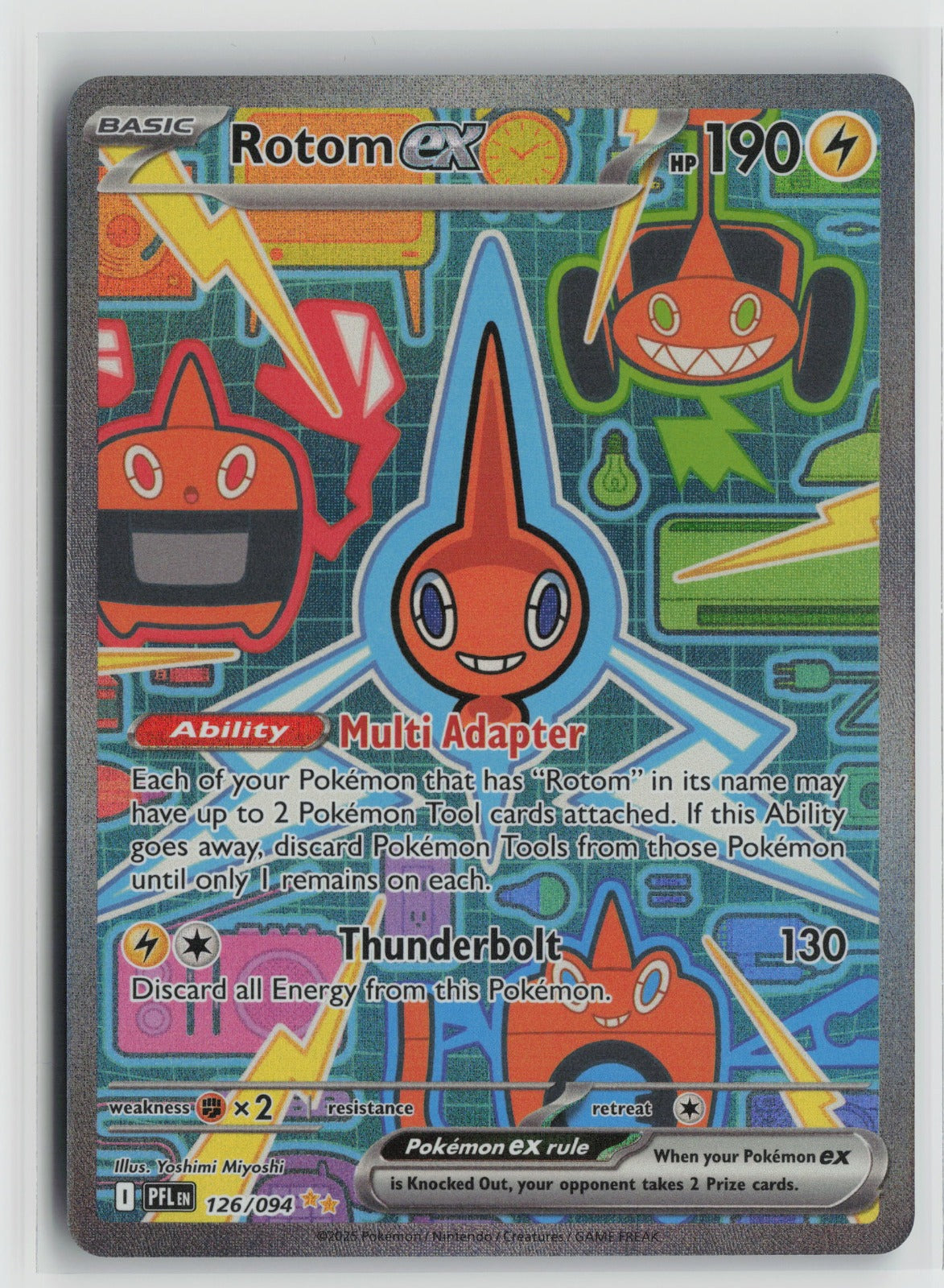 Rotom ex Special Illustration Rare Holo PFL 126/094 NM