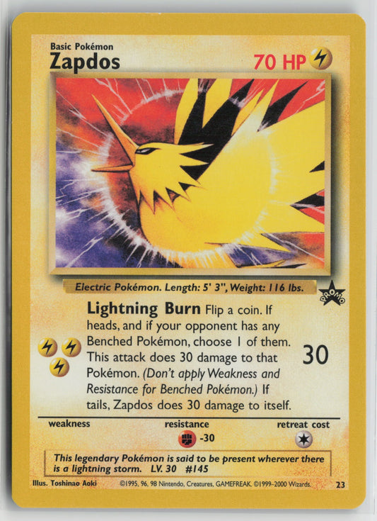 Zapdos Promo PR 23/53 NM