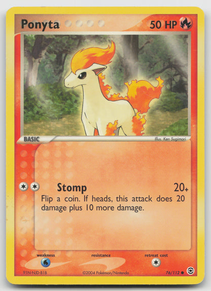 Ponyta Common Normal RG 76/112 LP