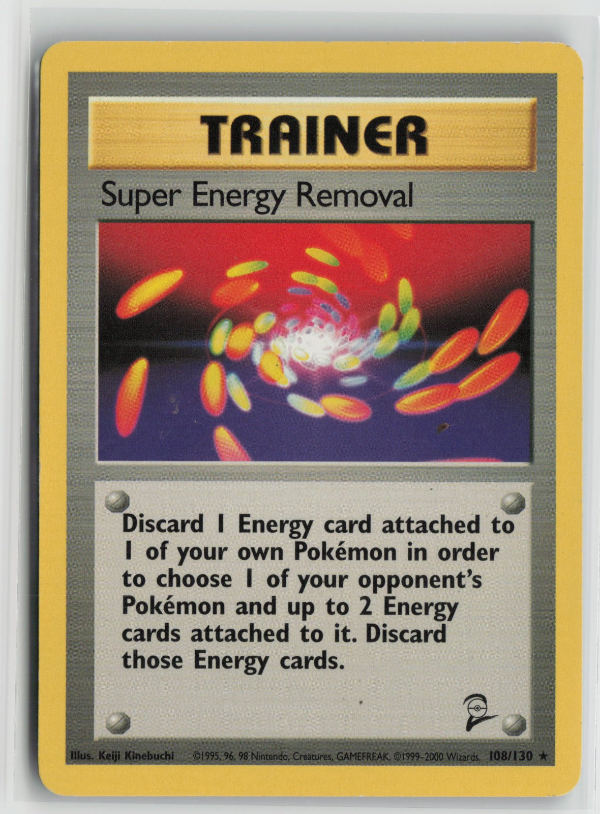 Super Energy Removal Rare BS2 108/130 HP