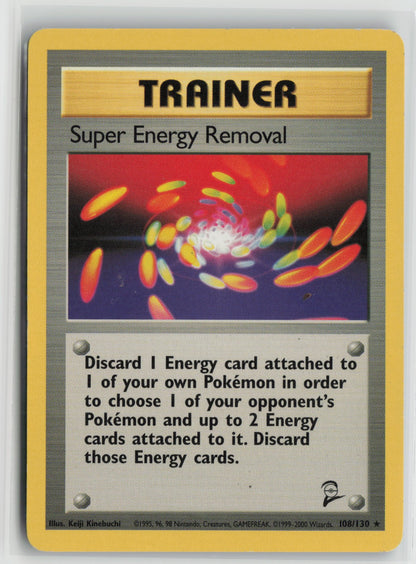 Super Energy Removal Rare BS2 108/130 HP