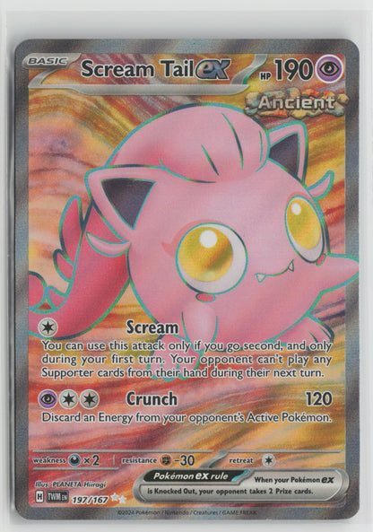 Scream Tail ex - Ultra Rare Holo TWM 197/167 NM