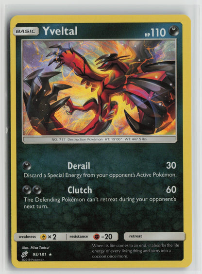 Yveltal Holo Rare SM9 95/181 NM