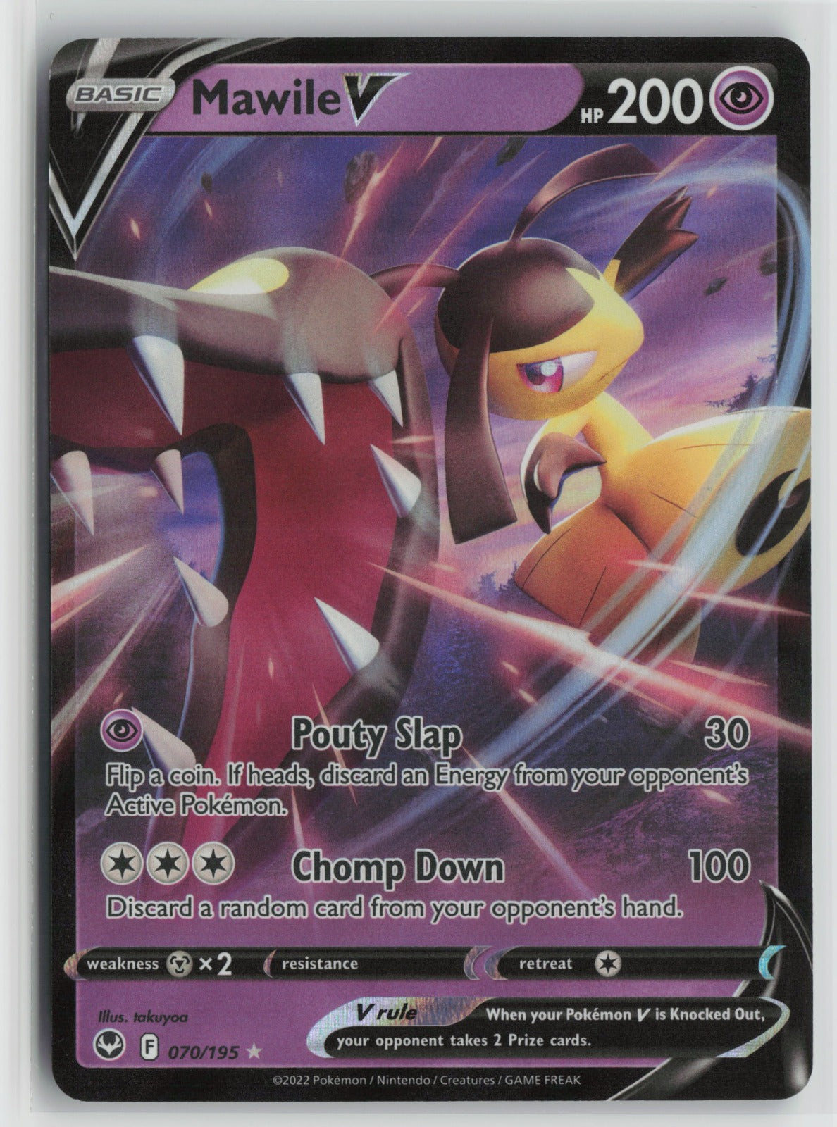 Mawile V Ultra Rare Holo SWSH12 070/195 NM