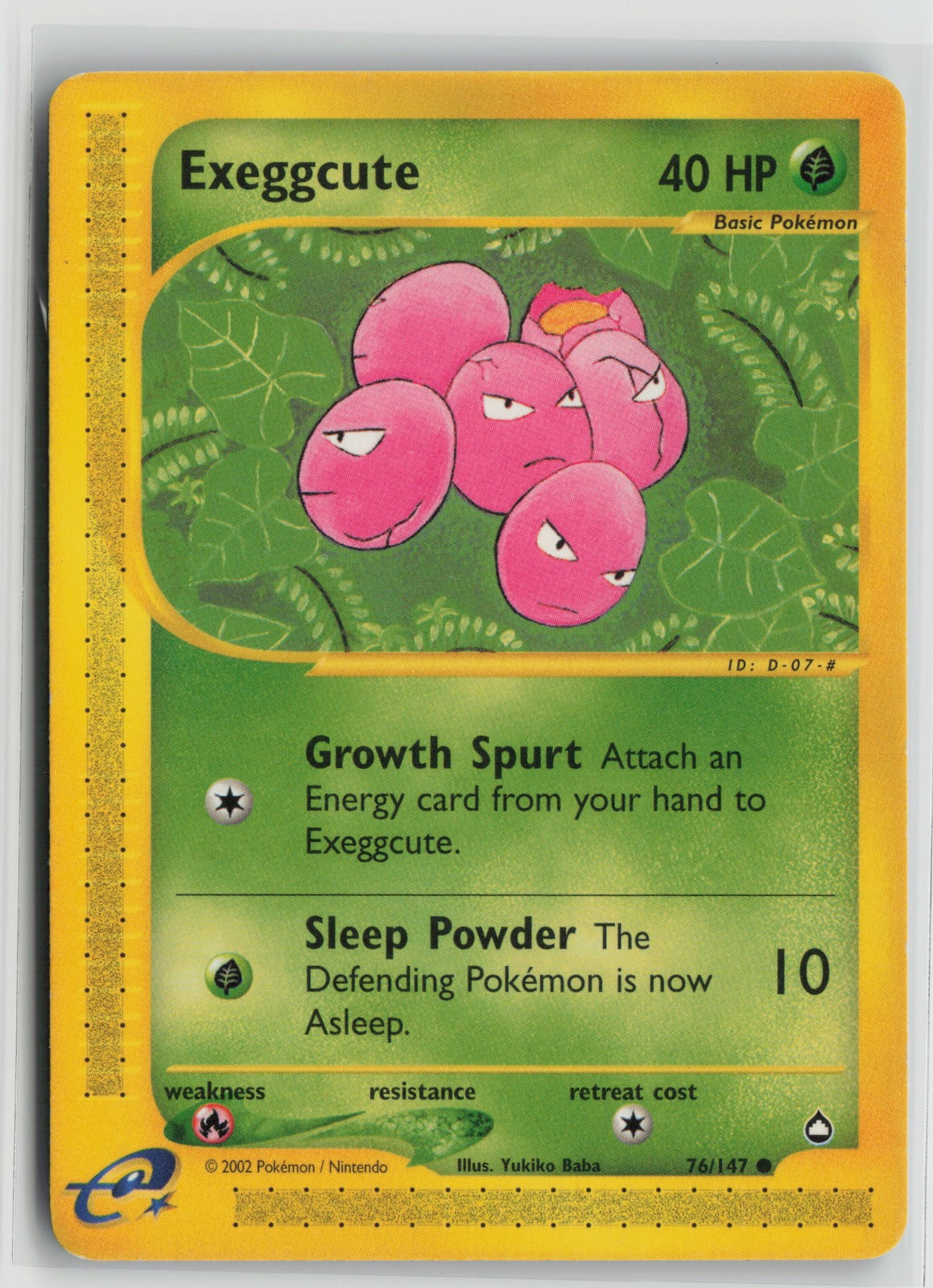 Exeggcute (76) Common AQ 076/147 LP
