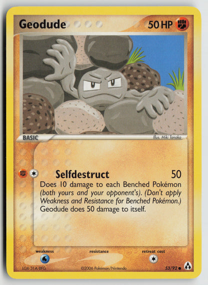 Geodude Common Legend Maker 53/92 NM