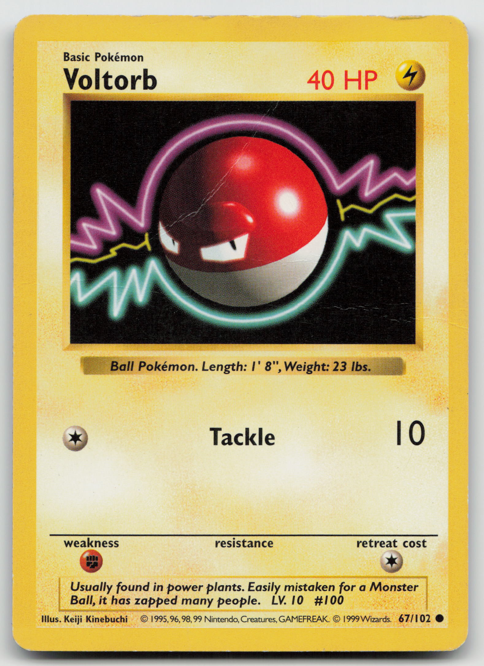 Voltorb Common Normal BS 067/102 DMG