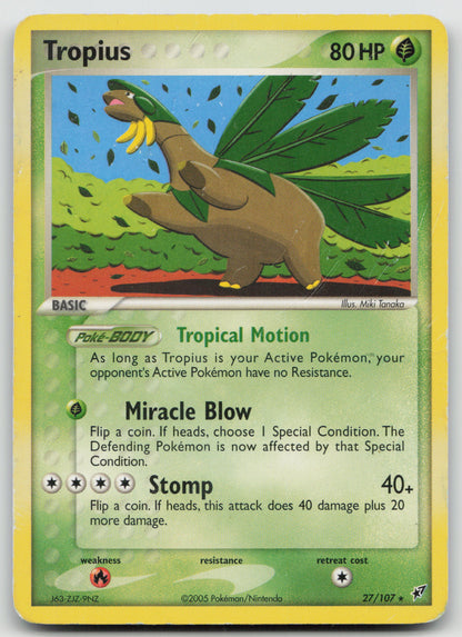 Tropius Rare Normal DX 27/107 HP