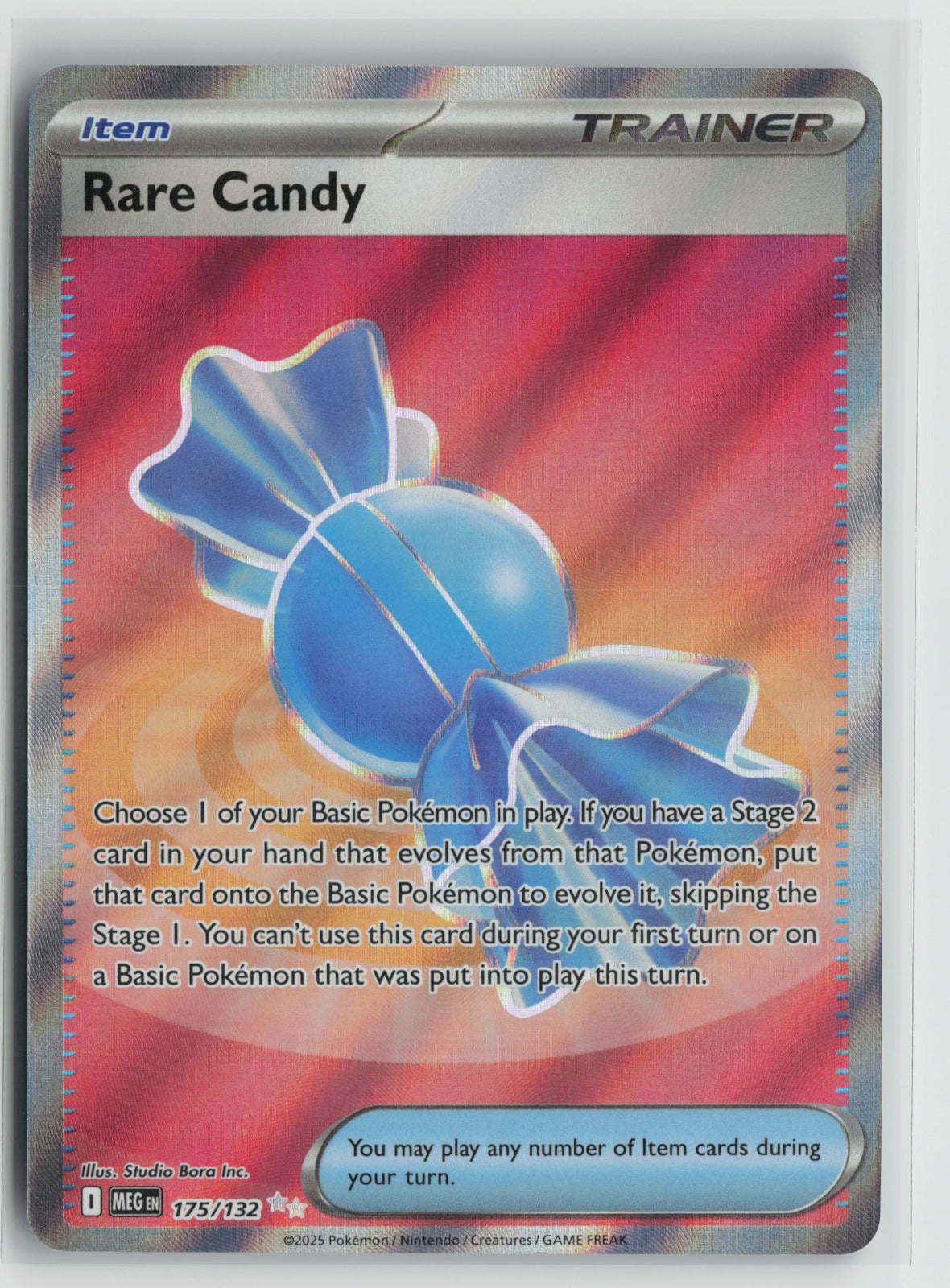 Rare Candy Ultra Rare Holo MEG 175/132 NM