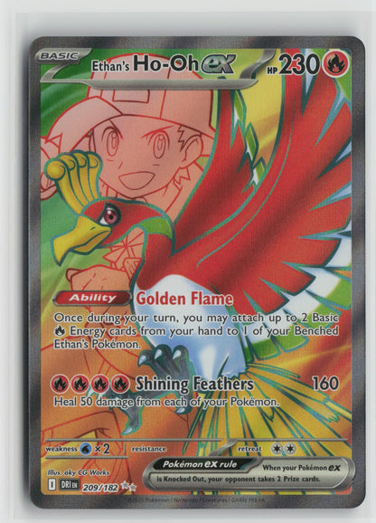 Ethan's Ho-Oh ex Ultra Rare Holo DRI 209/182 NM