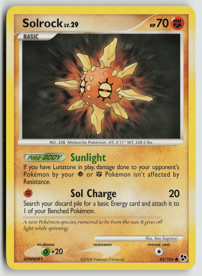 Solrock Common Great Encounters 85/106 NM