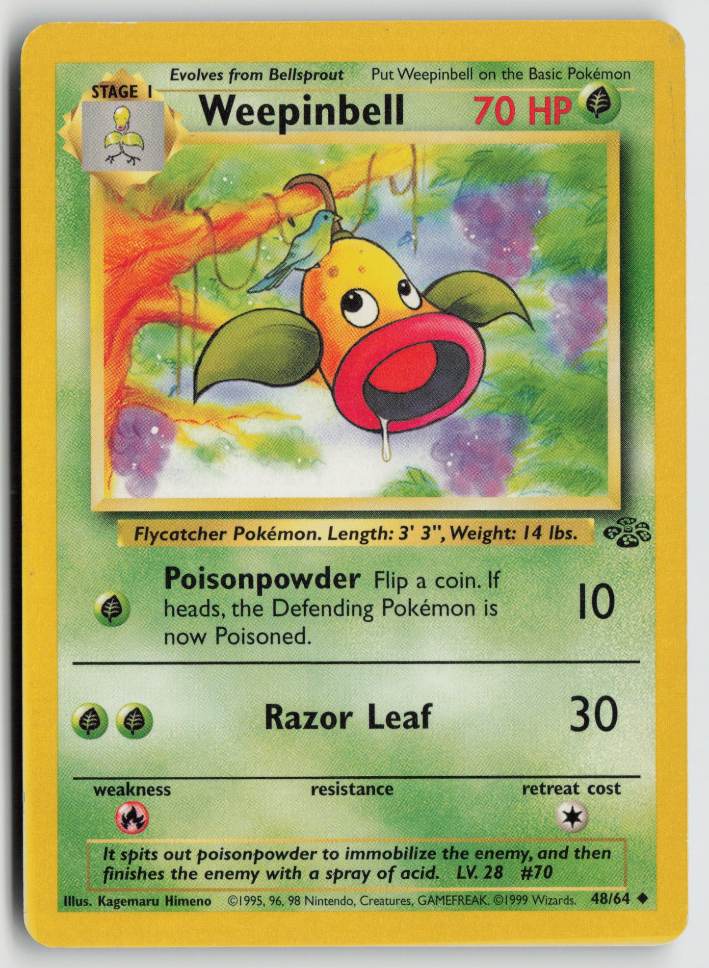 Weepinbell Uncommon Jungle 48/64 MP