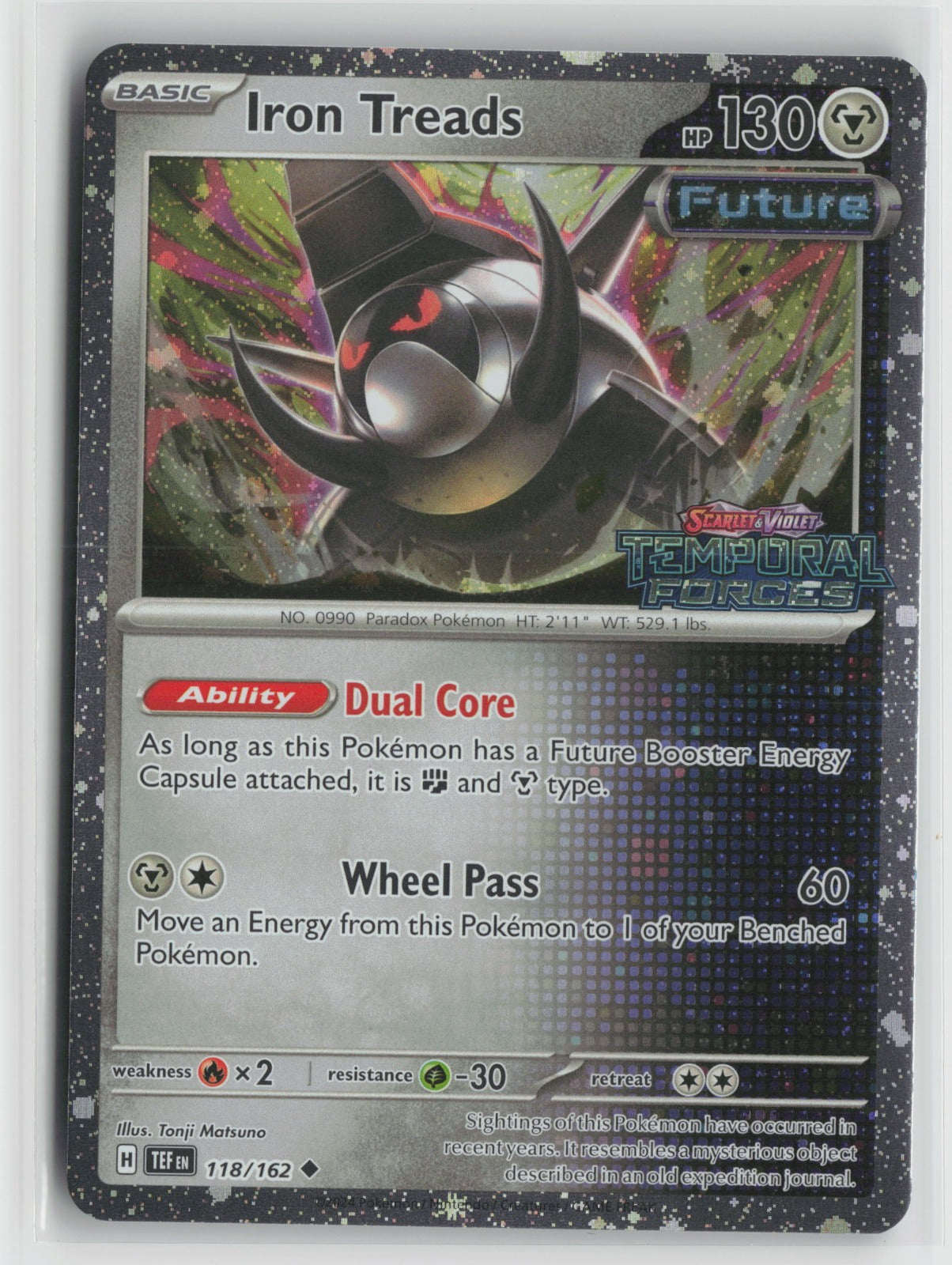 Iron Treads (Temporal Forces Stamped) Uncommon Holo MCAP 118/162 NM