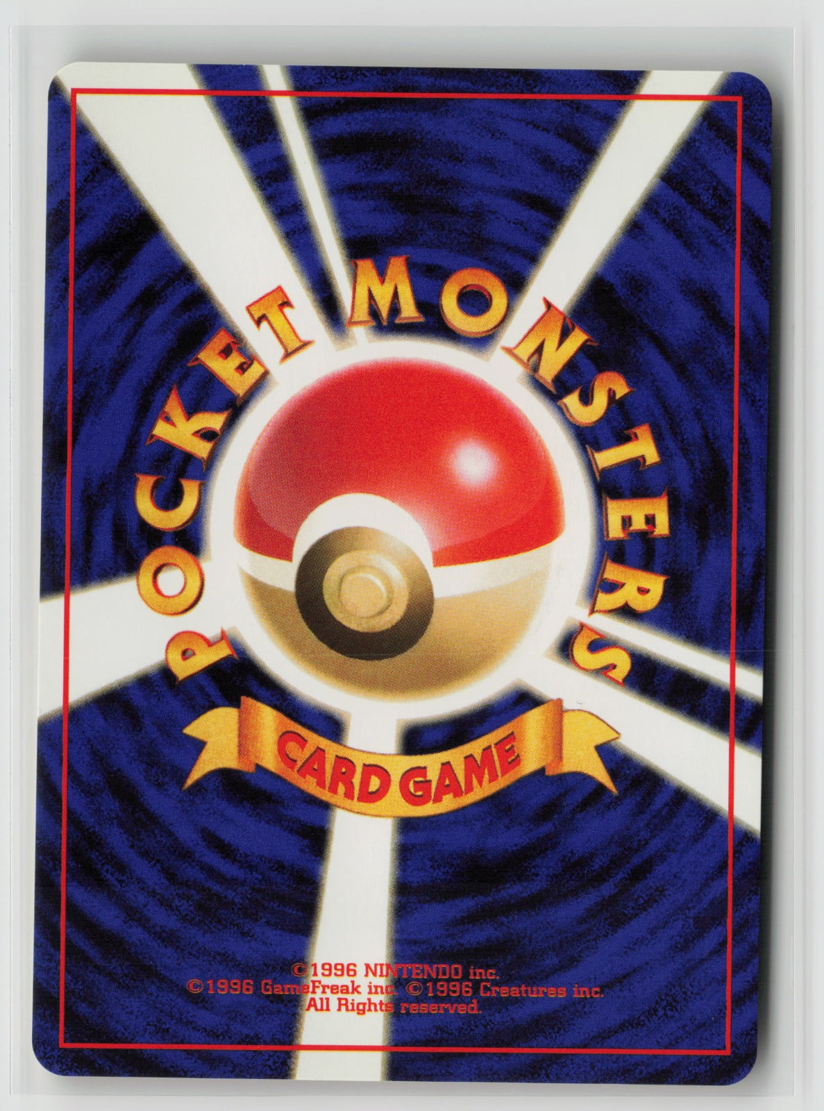 Lt. Surge's Rattata Common NM (Back)